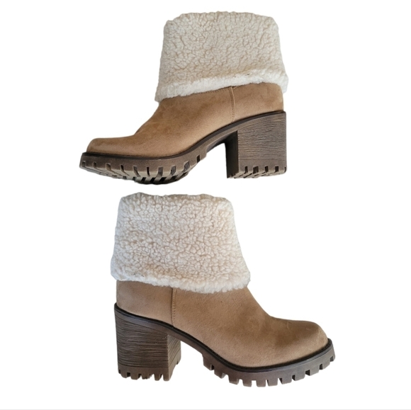 NWOT Unionbay Faux Shearling Boots Size 6.5 - Picture 2 of 5